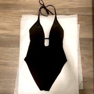 Missguided plunge swimsuit